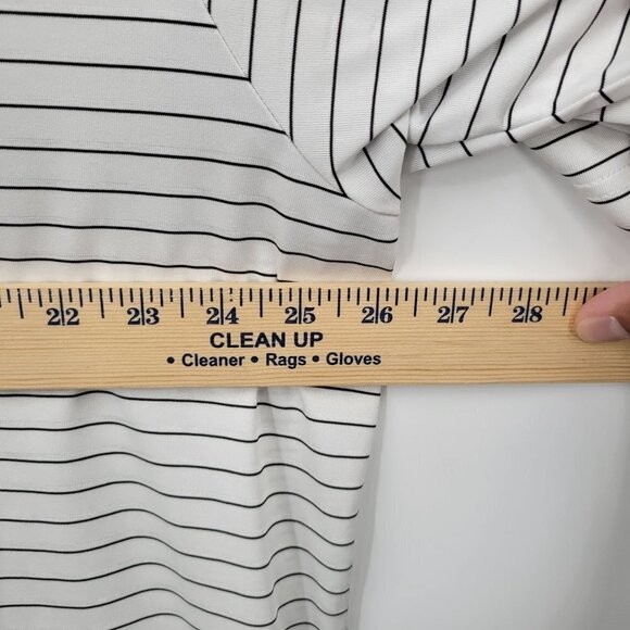 Adidas Climacool Golf Stripe Polo Shirt Big Tall Henley Short Sleeve 2XL Mens - Picture 10 of 16